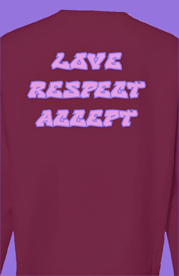 Legendary Premium Sweatshirt (Love Respect Accept) - NUNYUH LLC