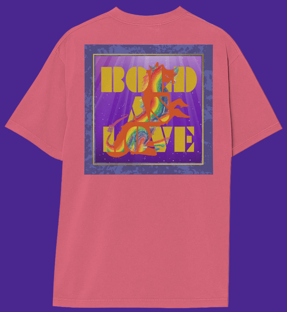 BOLD AS LOVE Garment-Dyed Crewneck T-Shirt