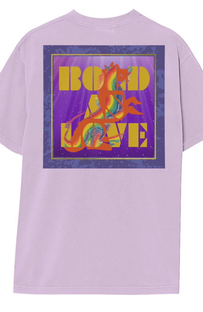 BOLD AS LOVE Garment-Dyed Crewneck T-Shirt