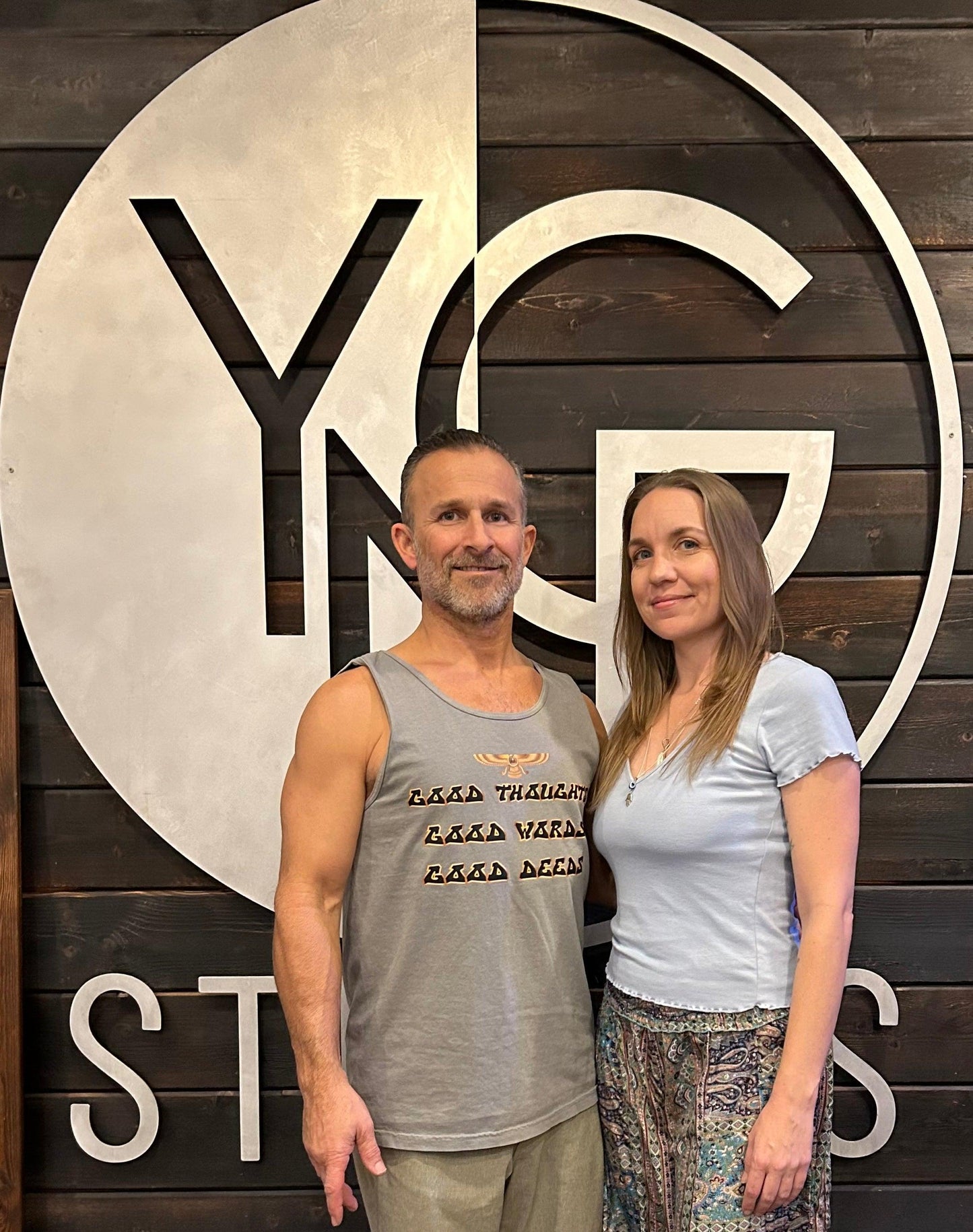 Good Thoughts Tank Top (Gold) - NUNYUH LLC