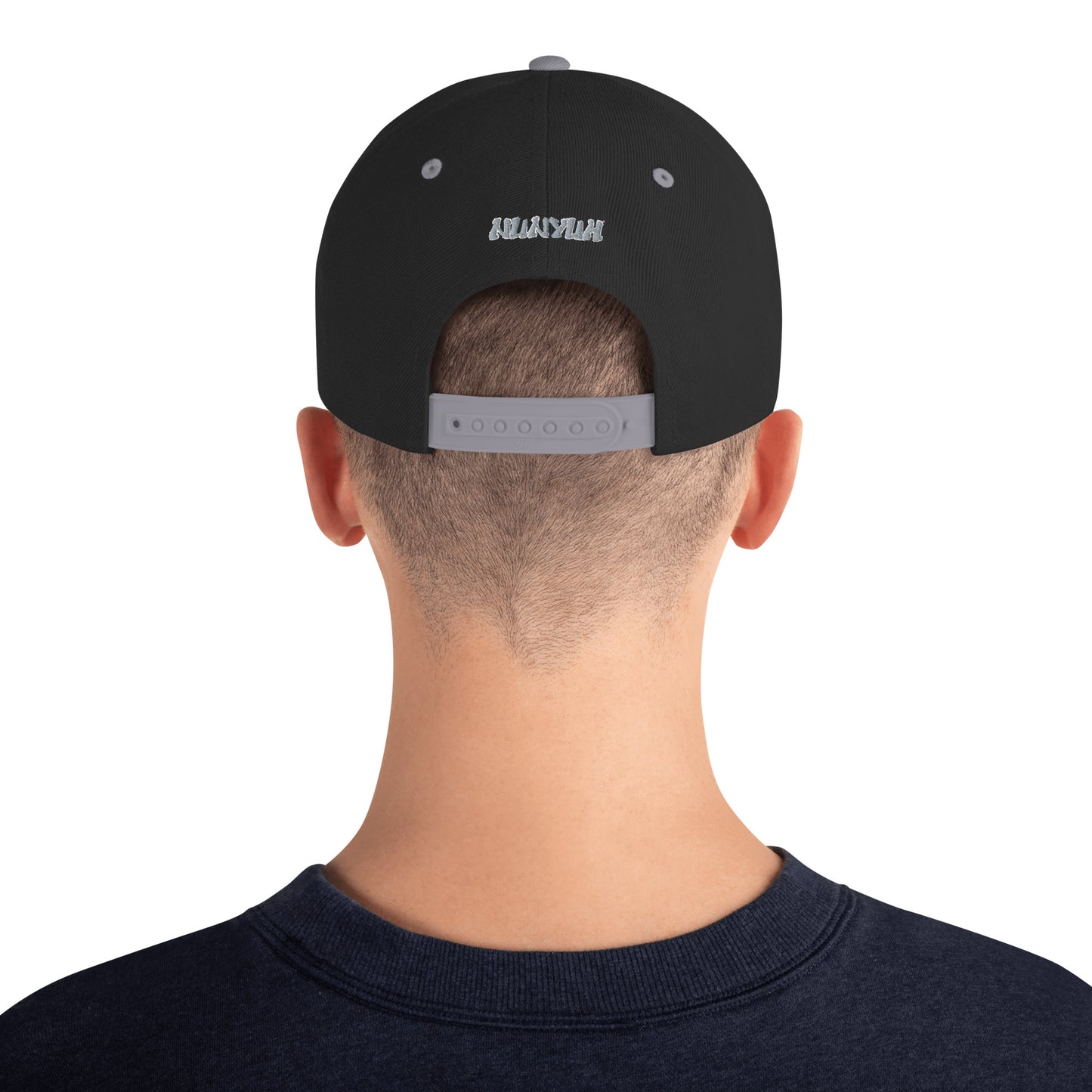 NUNYUH Snapback Hat (Black/Silver)
