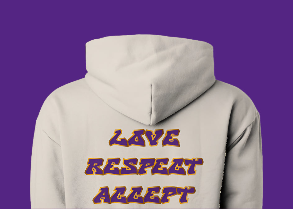 Premium Heavyweight Hoodie (Love Respect Accept)