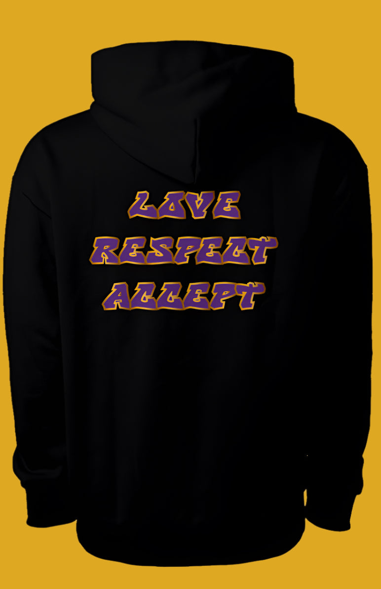 Premium Heavyweight Hoodie (Love Respect Accept)