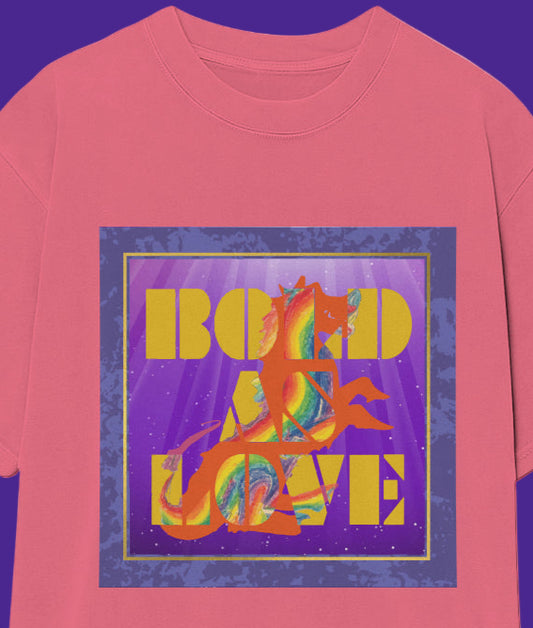 BOLD AS LOVE Garment-Dyed Crewneck T-Shirt